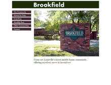 Tablet Screenshot of brookfieldmhc.com
